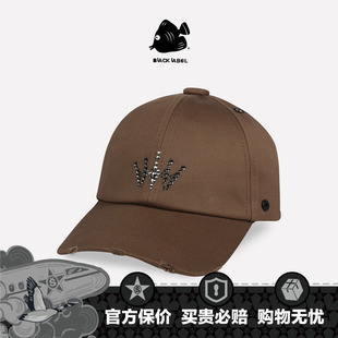 思沃福BLACK 公主 皇冠进口水钻帽子 女王礼物棕色棒球帽 LABEL