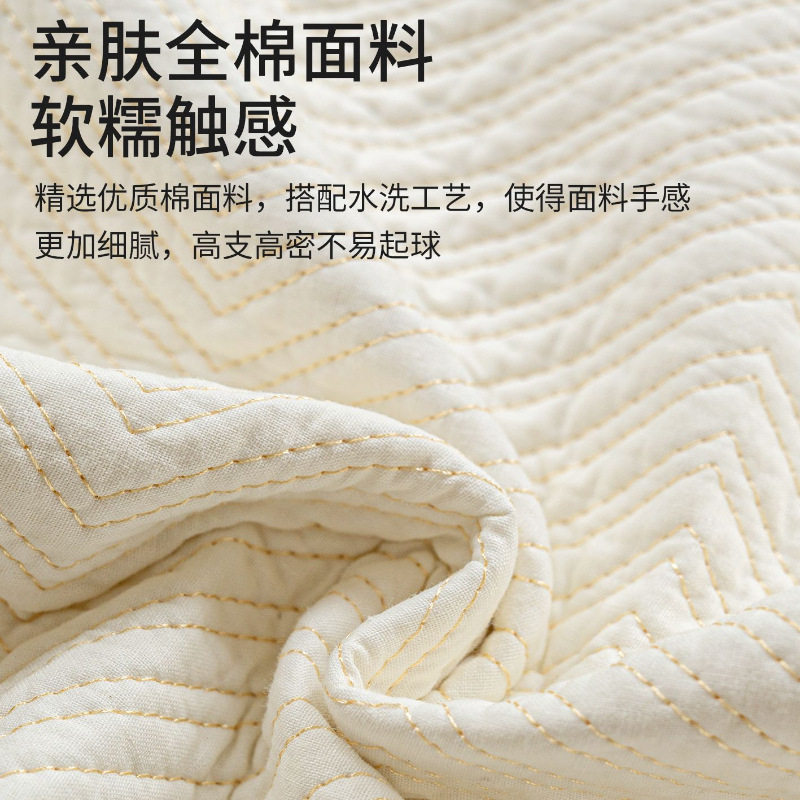 奶油风全棉沙发垫2025新