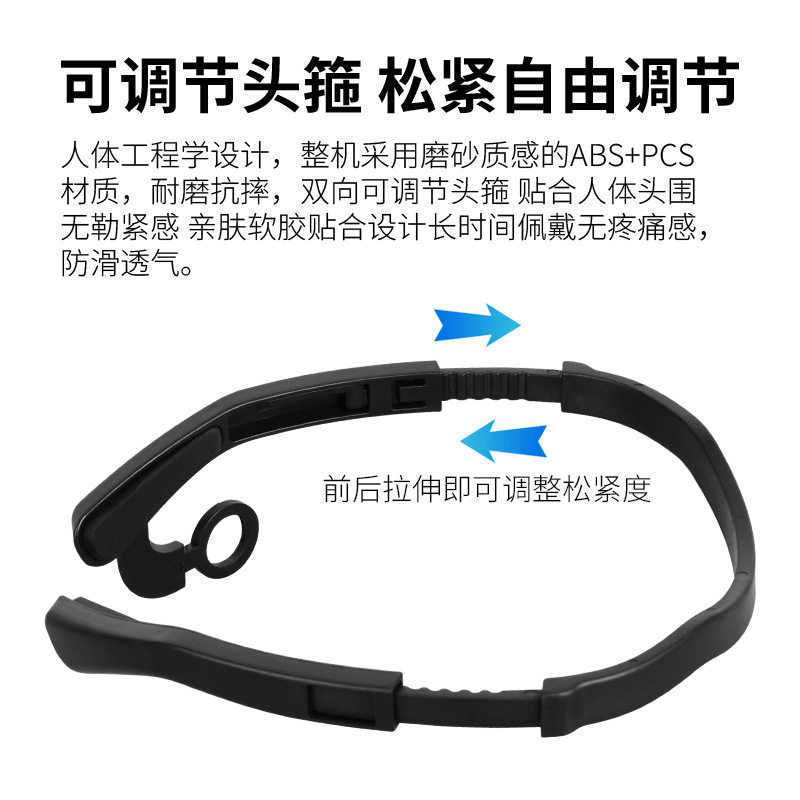 led感应头灯野外强光长续