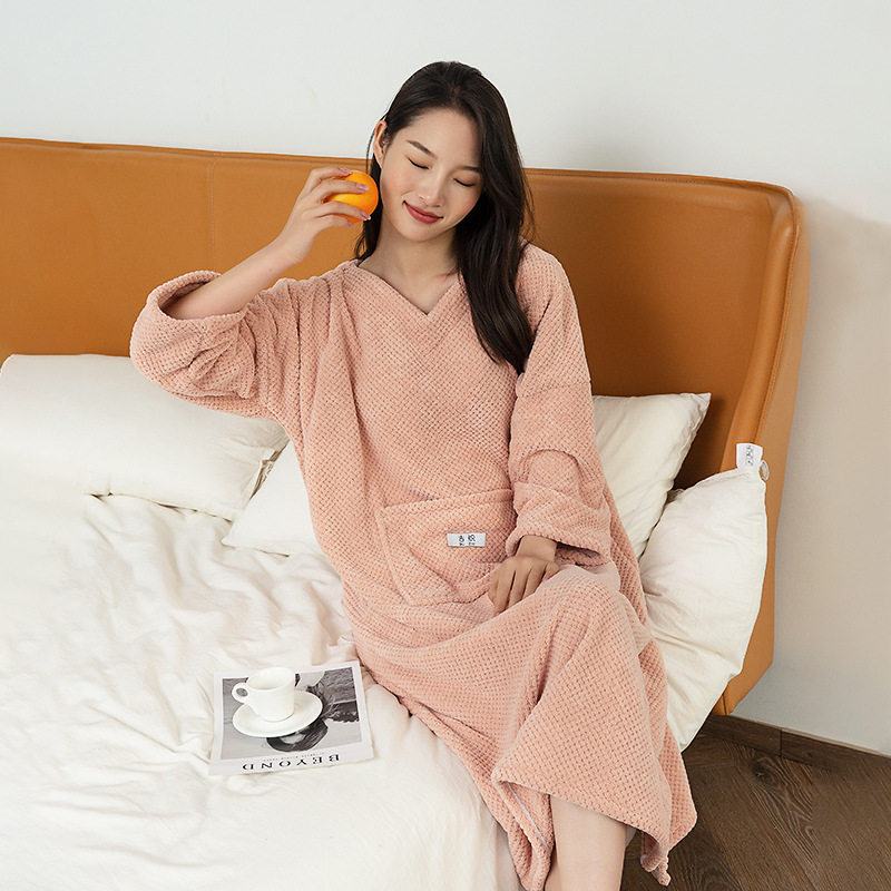 20秋冬新款浴裙家用女加