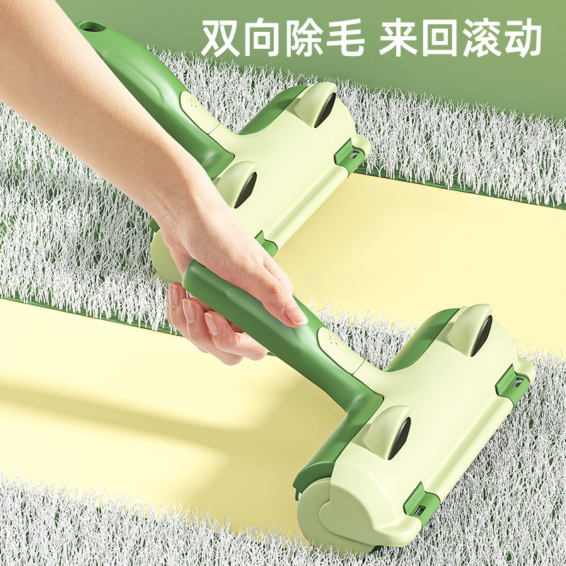 衣服清洁粘毛器家用滚筒除毛刷去