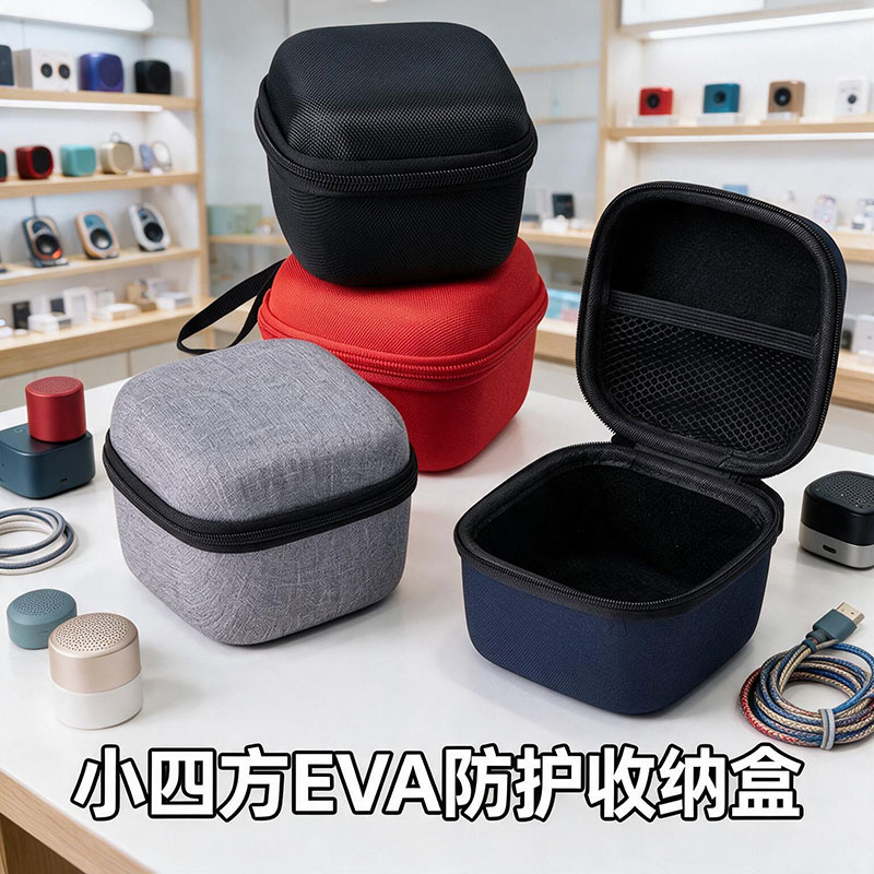 EVA方型收纳包耳机包移动硬盘包数据线拉链包工具包多用途四方包