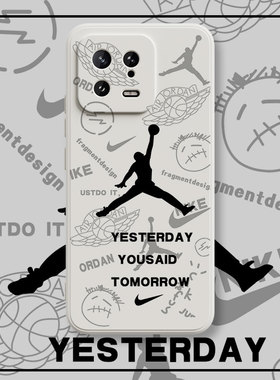 乔丹civi2s小米13红米k60手机壳k50pro适用12ultra个性创意新款10s女note11Tpro男10情侣k40k30潮牌青春版9软