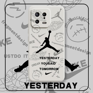 乔丹civi2s小米13红米k60手机壳k50pro适用12ultra个性创意新款10s女note11Tpro男10情侣k40k30潮牌青春版9软