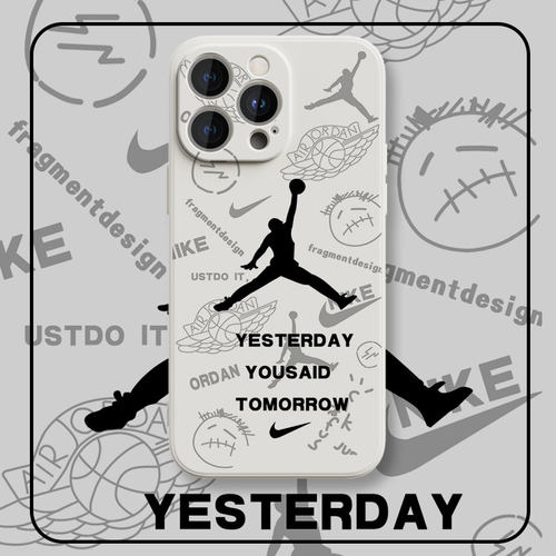 乔丹液态硅胶苹果手机壳情侣