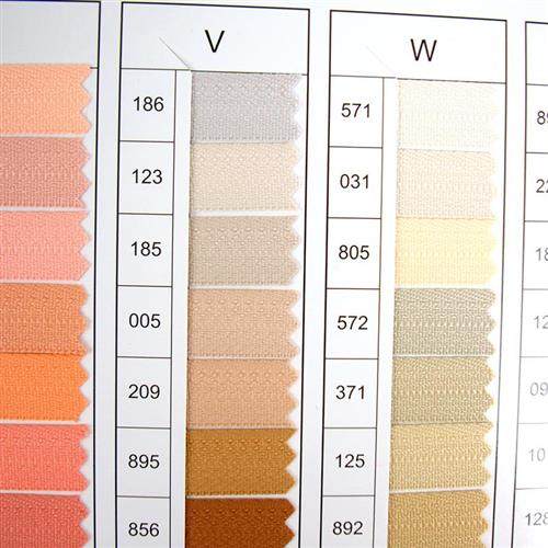 ykk色卡 ykk拉链专用色卡 国际色卡 标准色卡 布料色卡582色