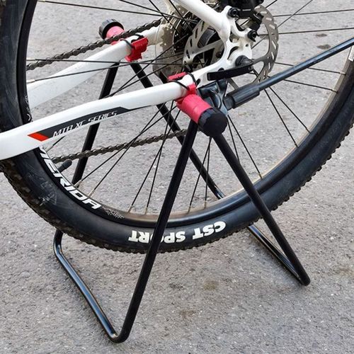 自行车停车架山地单车停放脚撑支架撑脚架室内修理支架维修架