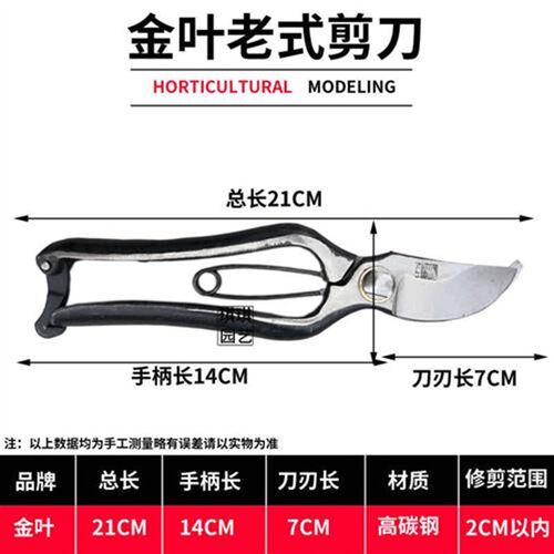 老式铁匠锻d打土枝剪望儿山果树剪刀修枝剪园艺小剪刀修树枝古董