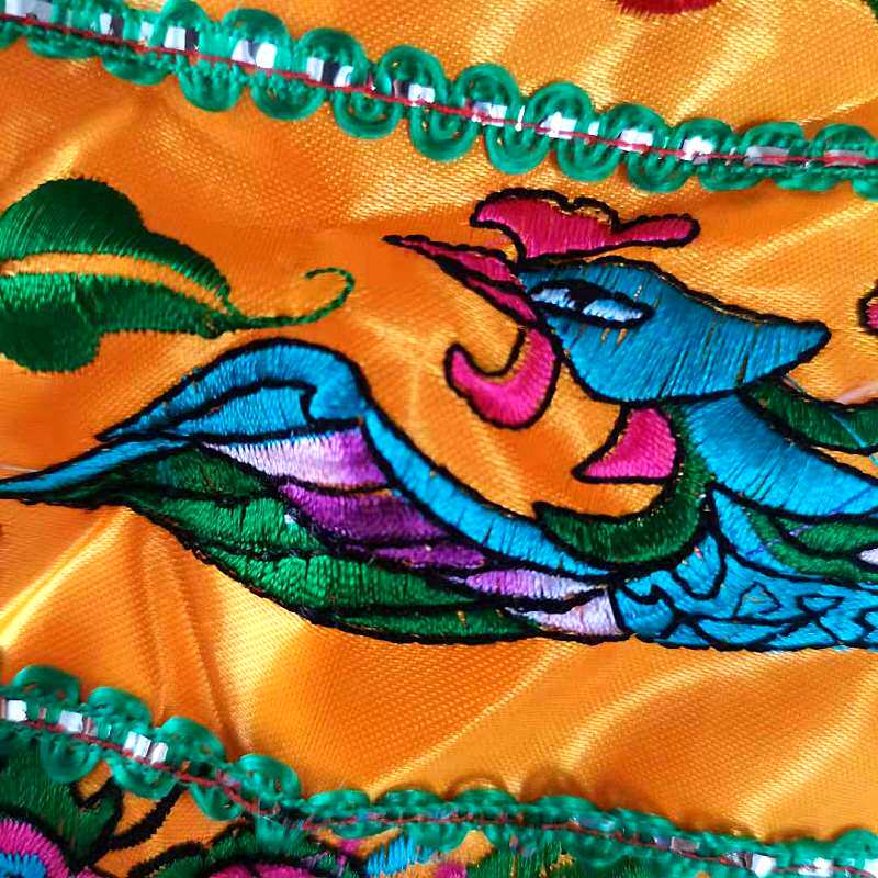 道家用品宝盖绸缎刺绣拜斗配件龙凤纹华盖装饰小号盖子