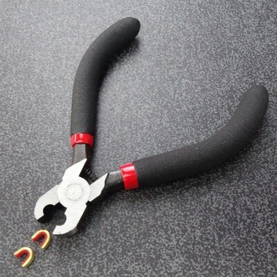铜扣钳子弓箭射箭用品弓弦定位扣D环搭箭点安装工R具o型钳子固定