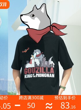 摸鱼禁止 2024猛男寨系列quin新G款T恤宽松休闲短袖纯棉男女情侣