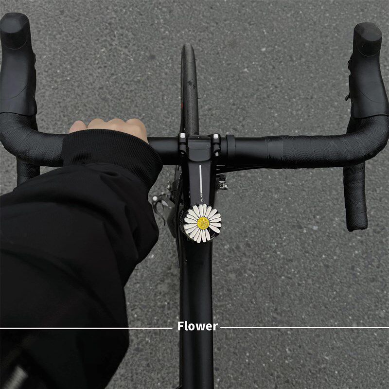 自行车可爱装饰雏菊贴纸单车山地公路小配饰配件电动车挂饰车贴