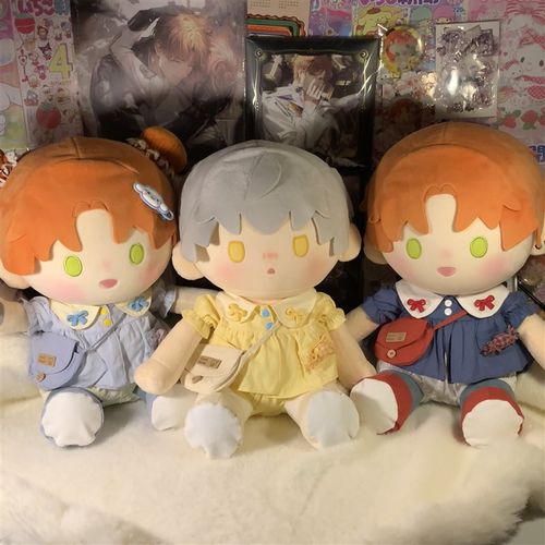 娃岛联萌x小猫冻梨棉花娃娃40cCm娃衣兜兜幼稚园可爱套装一番赏正
