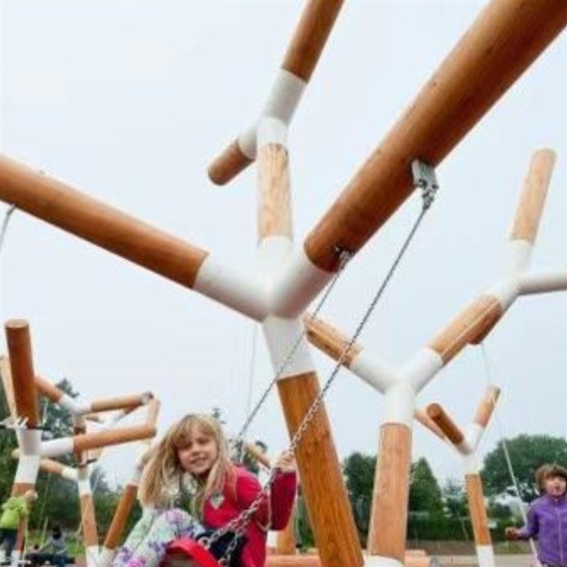 儿童游乐设施户外大型室内木制组合滑梯幼儿园小区公园网红秋千