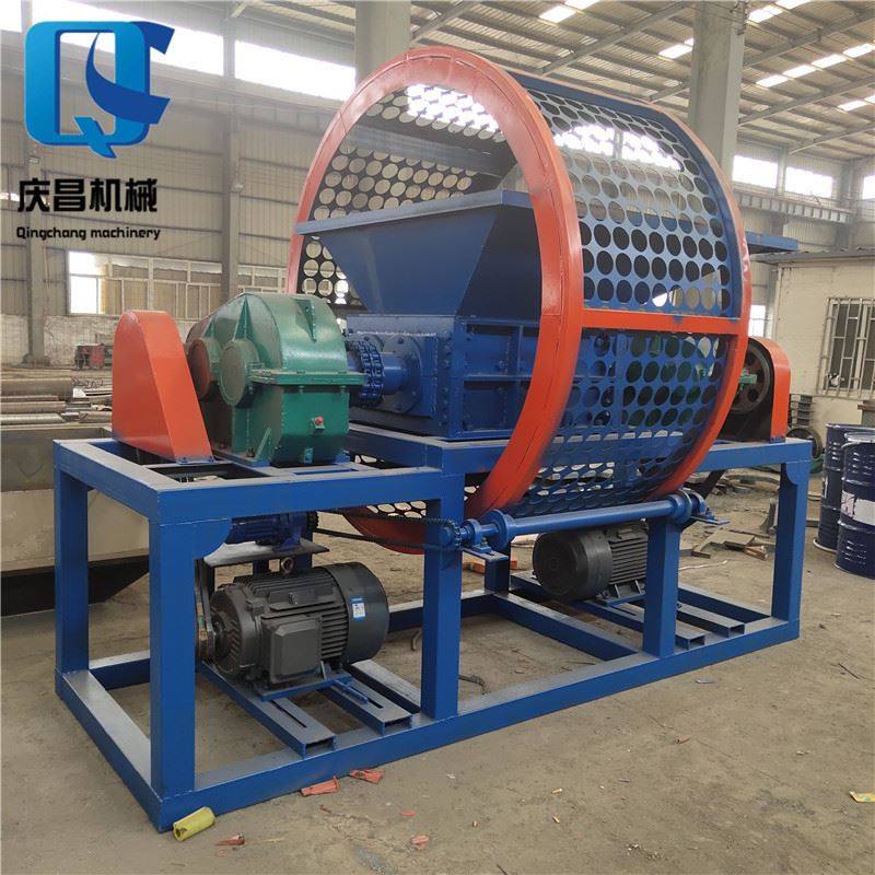 废旧充电宝锂电池回收破碎分离设备 电动工具锂电池粉碎机 撕碎机