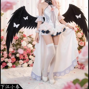 【女生cos服】碧蓝档案cosplay下江小春纯白誓约蔚蓝性感漫展