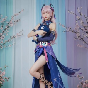 原神cos茜特菈莉女cos纳塔呆萌