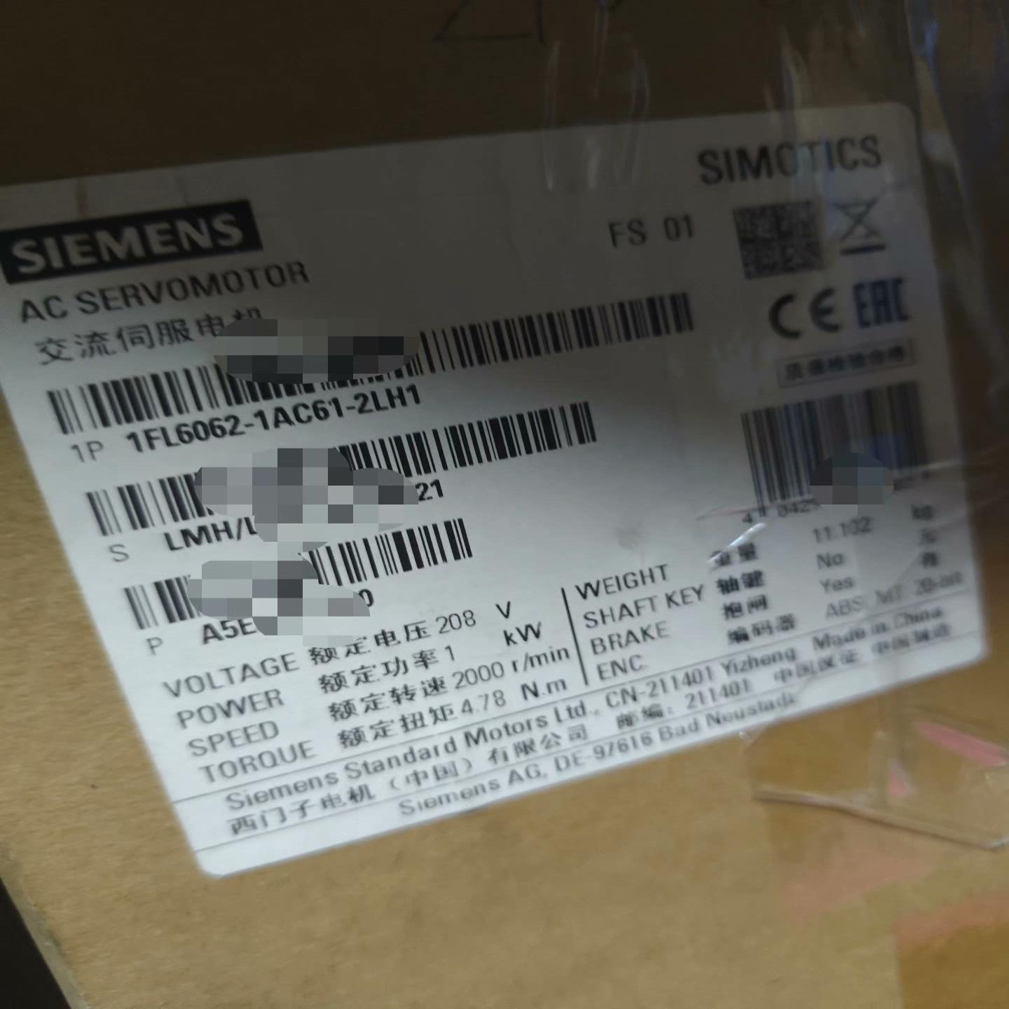 议价1FL6062-1AC61-2LH1