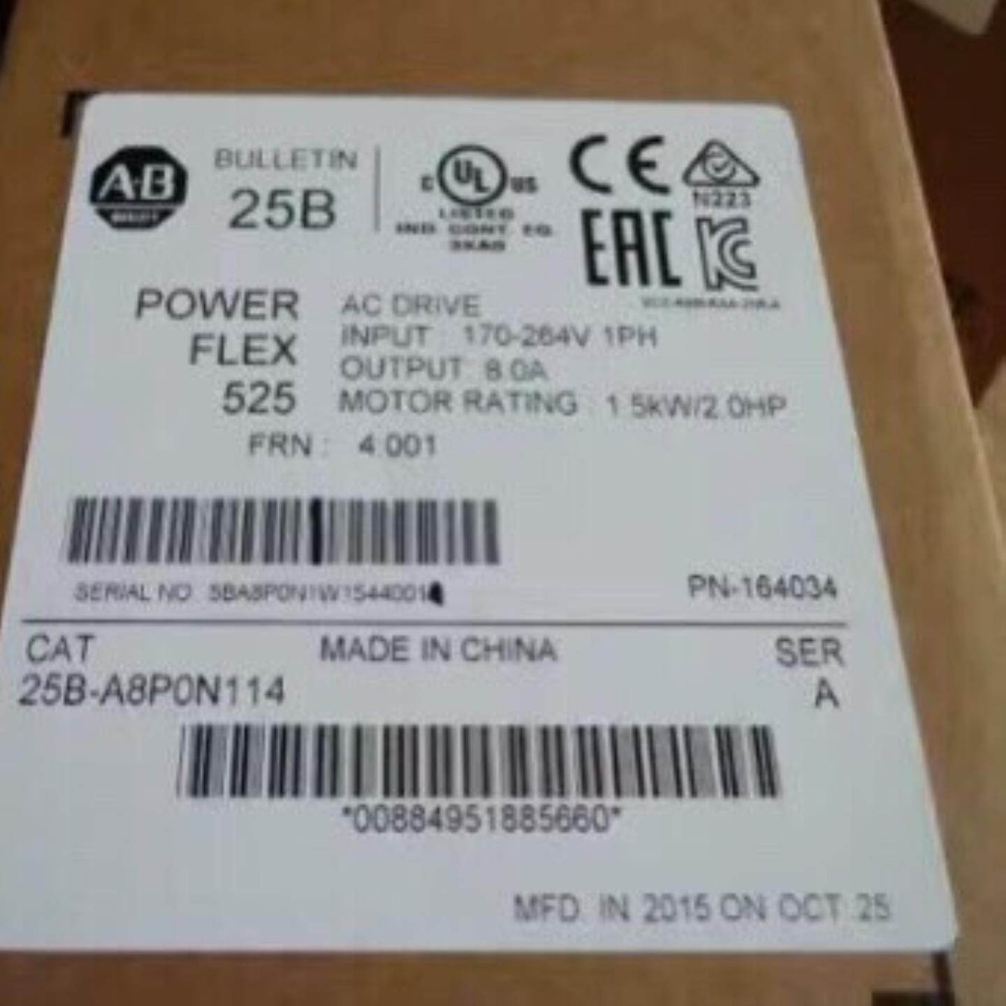 议价AB罗克韦尔变频器25B-A8P0N114