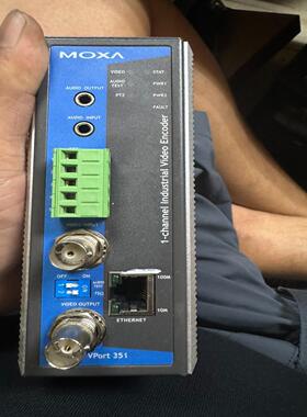 议价MOXA工业级远程监控视频串口服务器VPort 351 只有