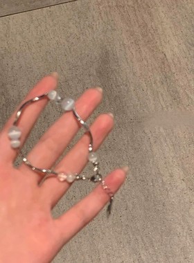 猫眼石手链RONERAI串珠百搭女