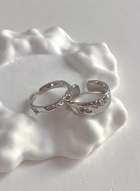 不规则戒指RONERAI金属ins女