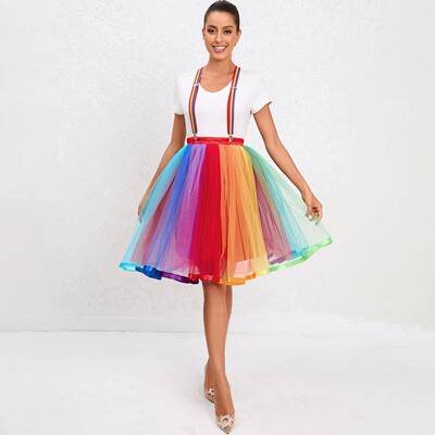 clothing skirts tulle dance party girls pettiskirt mini