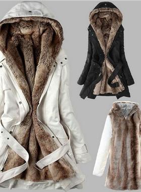 hood xl parka parkas coats large size women invierno with