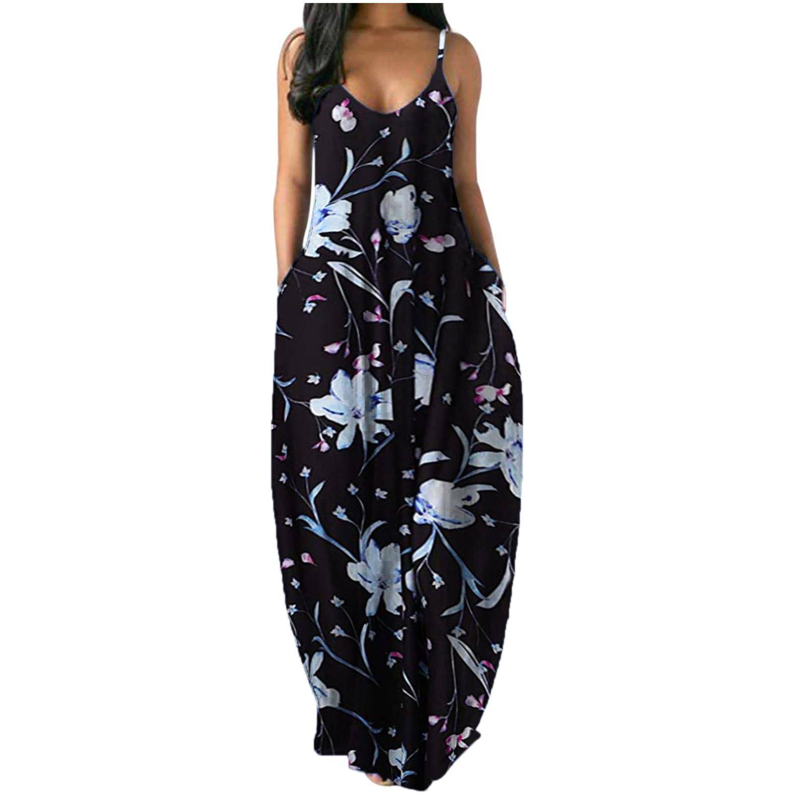 dresses sexy sleeveless women causal halter summer beach