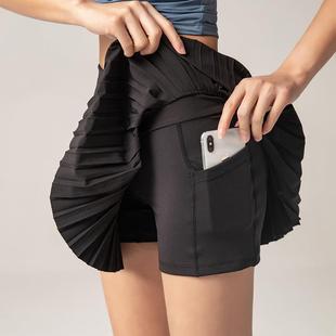 womens skirt anti exposure layer Sports double tennis