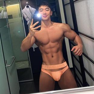hip briefs men breathable low sports waist underwear convex
