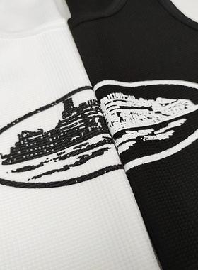 high street tank tops white coquett thin straps gyaru acubi