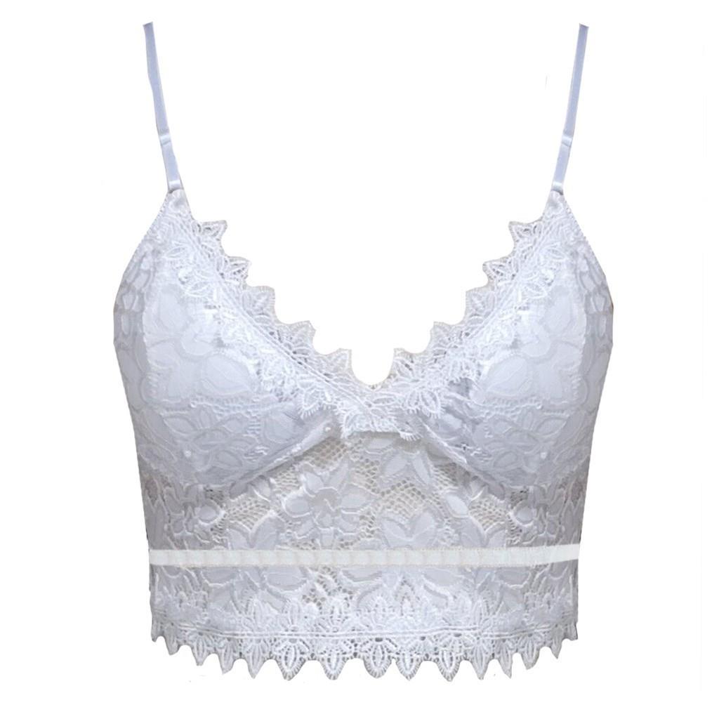 Sexy hollow lace thin triangle cup bra without steel ring