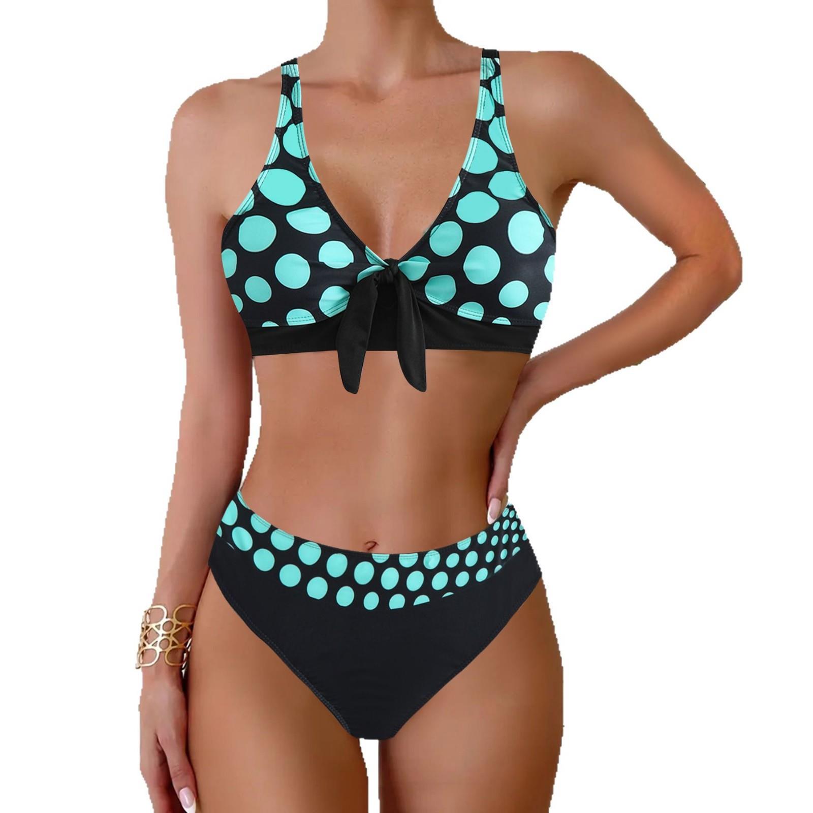 Black and white swimsuit pattern with breast pads without