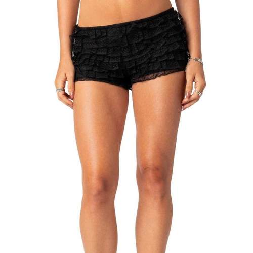 lolita ruffled floral skirt mini pencil -line streetwear