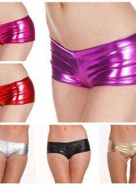 shorts lingerie patent dance shorts nightclub clothing sexy