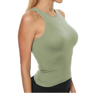 racer yoga seamless womens wear vest top color back Fitness