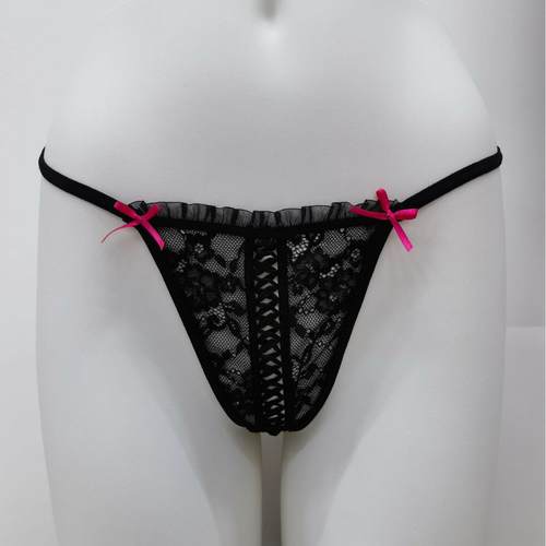 thong size large ladies panties bowknot sexy panties