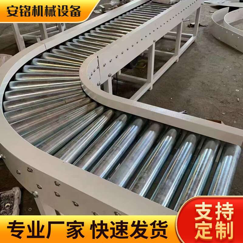 流水线不锈钢滚筒输送p机 滚轮传送带无动力滚筒线传送机输送机