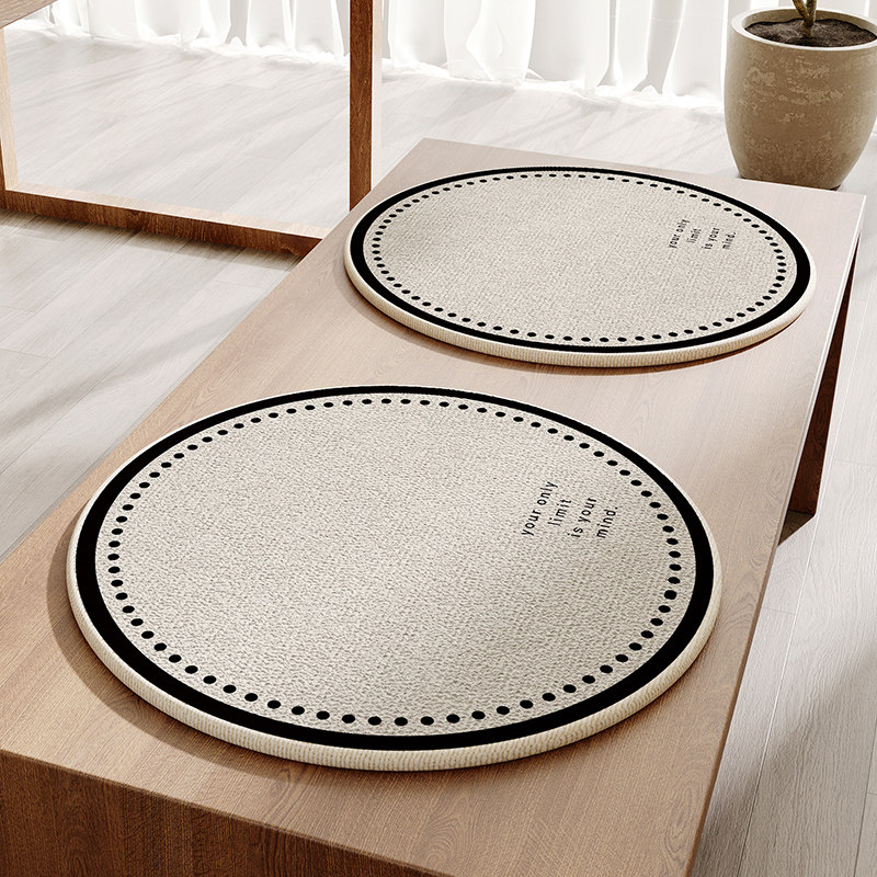 简约圆形坐垫餐椅软屁垫免打理办公室久坐圆凳电脑椅座垫四季通用,居家布艺,椅垫,淘宝优惠券,粉丝福利购,淘宝优惠卷