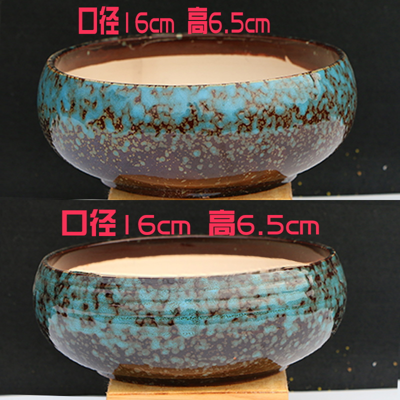 大口径多肉花盆组合拼盘套装简约陶瓷老个性桩小创意绿植室内花盆