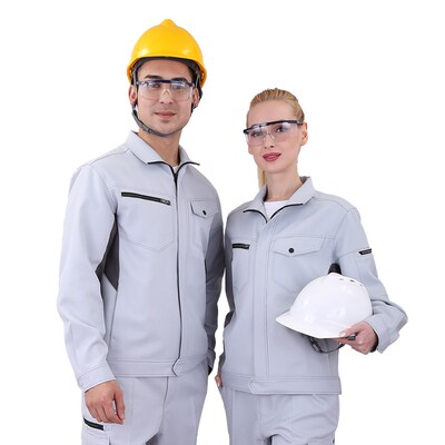 工作服套装男长袖上衣易干抗皱春秋厂服斯卡地尔团购定制TOJ1801