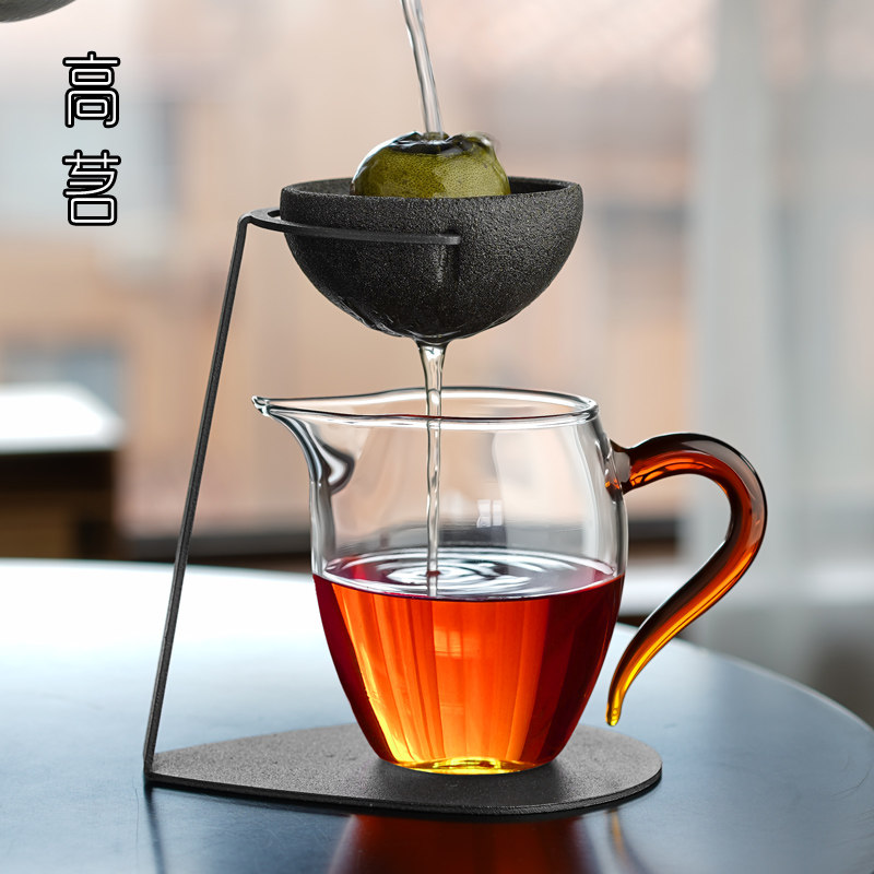 无孔茶漏滤茶器茶叶过滤网超细功夫茶茶水分离神器小青柑专用泡茶