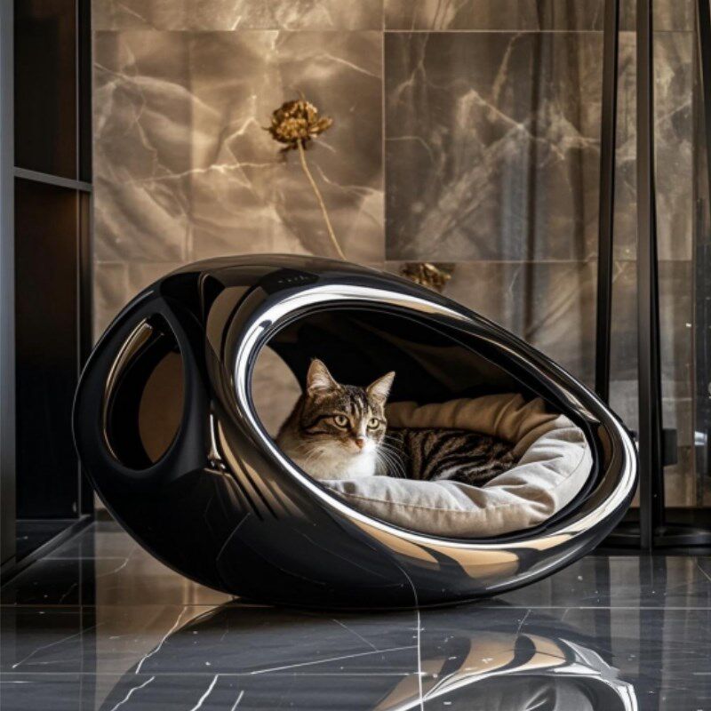 高端新型猫窝四季通用夏季太空舱猫别墅安全感宠物超级大不粘毛