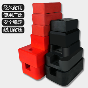 起重机单梁行车大车端梁电动葫芦碰头聚氨酯缓冲器橡胶防撞块方垫