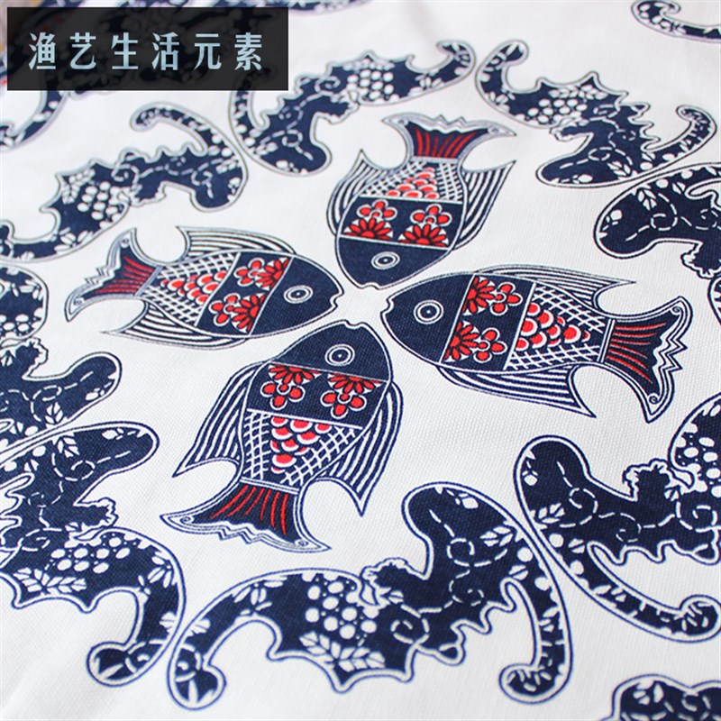 长方形坐垫椅子垫全棉双面 板凳垫榻榻米 中国风纯棉传统特色手工