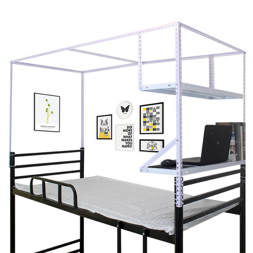 大学生宿舍伸缩床帘支架可调节床架加粗加厚蚊帐杆子寝室上铺下铺