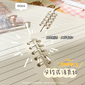 不硌手活页本可拆卸B5学生笔记本子小清新盐系花朵线圈本A5记事本