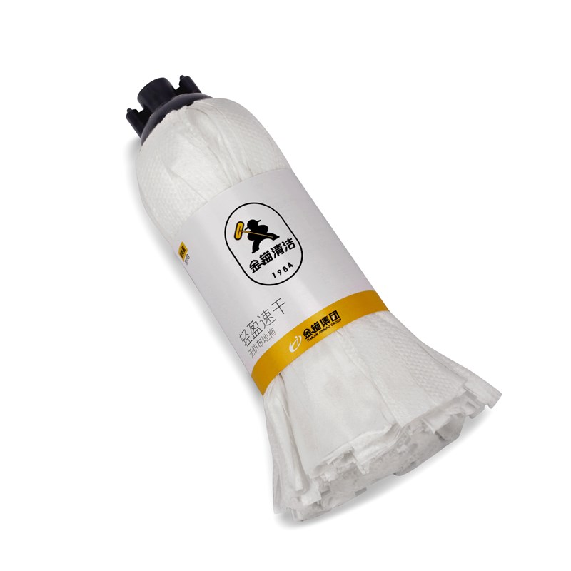 金锚家用拖把一拖净超强吸水不掉毛无痕无纺布纯棉老式拖把拖布