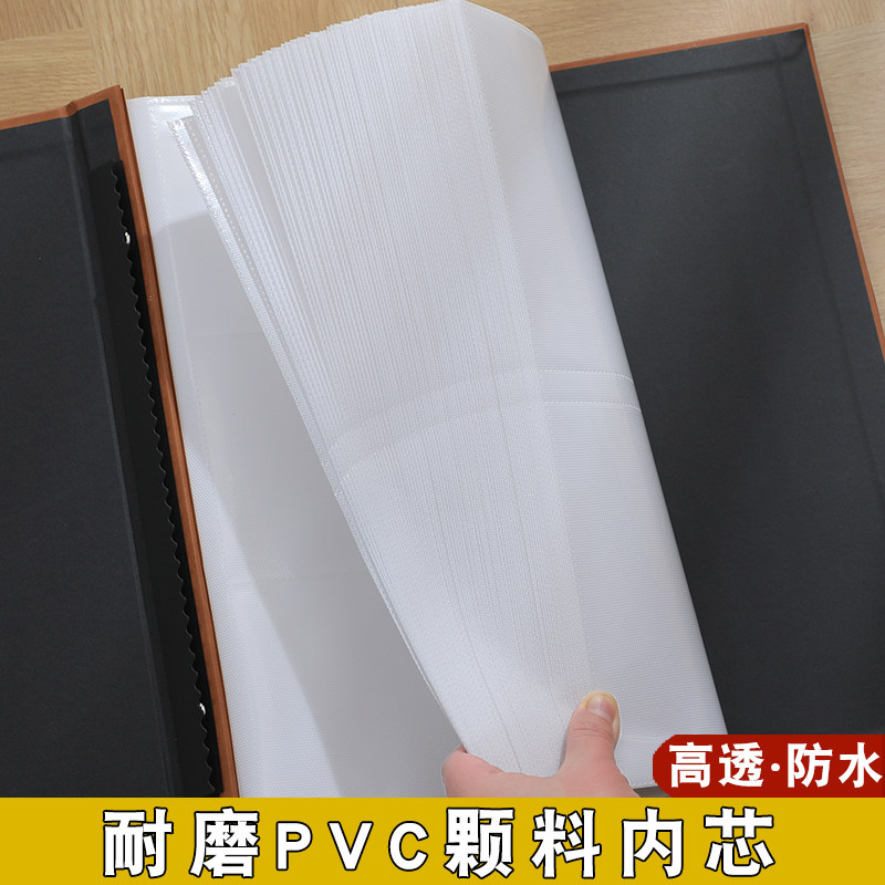 6寸1000张相册本插页式家庭大容量影集情侣纪念册过塑封皮质57寸